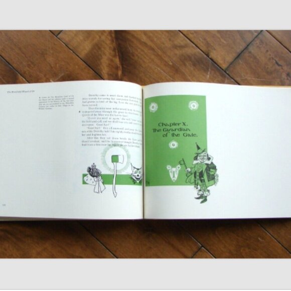 Vintage Wizard of Oz Hardcover Book Frank L Baum The Annotated First Edition DJ - Picture 9 of 16
